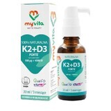 Vitamin K2 100 mcg + D3 4000 IU FORTE Tropfen 30 ml MyVita