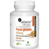 Panax ginseng 400mg - 100 capsule Ginseng coreano ginsenoside Aliness