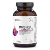 Hair Mania + queratina 20mg , 120 cápsulas Aura Herbals