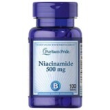 Niacinamide (amide d'acide nicotinique) 500 mg, 100 comprimés Puritan's Pride