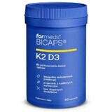 Bicaps Vitamine K2 MK-7 100 mcg + D3 2000 IU (60 capsules) Formeds