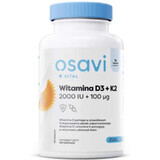 Osavi Vitamina D3 2000IU + K2 100mcg - 120 capsule molli