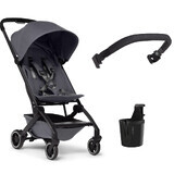 Aktionspaket Joolz Aer+ Kinderwagen mit 2 Zubehörteilen, Stone Grey, Joolz