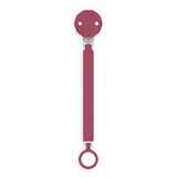 Silikon-Lanyard mit Clips für Schnuller Wonder, Magenta, Suavinex