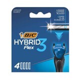 Reserve Herrenrasierer Hybrid Flex3, 4 Stück, BIC