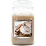 Village Candle Bougie parfumée en bouteille - Chai Tea Latte - Thé au lait à la cannelle, grand 1×1 pc