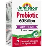 JAMIESON PROBIOTIC 60 BILLION ULTRA STRENGTH 1×24 cps, bacterial culture mix