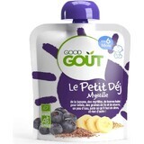 Good Gout Desayuno de Arándanos BIO 1×70 g, bolsillo de arándanos