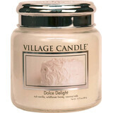 Village Candle Bougie parfumée en verre - Dolce Delight - Velvet Delight, medium 1×1 pc, bougie parfumée en verre