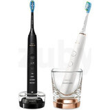 Philips Sonicare 9000 DiamondClean HX9914/57 1+1 2 x 2 Stück elektrische Schallzahnbürsten 1×2, Schallzahnbürste