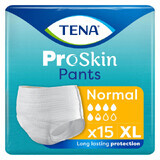 Tena Pants ProSkin, absorbent briefs, size XL, 120-160 cm, Normal, 15 pieces