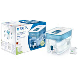 Brita Flow, 8,2 l Filterspender mit Wasserhahn, blau + Maxtra Pro Pure Performance Filter, 1 Stück