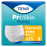 Tena Pants ProSkin, absorbierende Slips, Größe S, 65-85 cm, Normal, 15 Stück