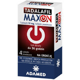 Tadalafil Maxon 10 mg, 4 film-coated tablets