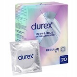 Durex Invisible, extra feuchte, superdünne Kondome, 20 Stück