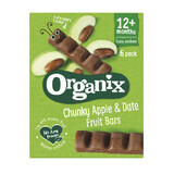 Goodies Bio-Dattel-Apfel-Riegel, 6x 17gr, Organix