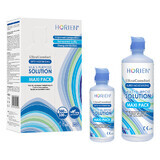 Horien Ultra Comfort Multifunktionslösung, Kontaktlinsenflüssigkeit, Maxi-Pack, 360 ml + 100 ml