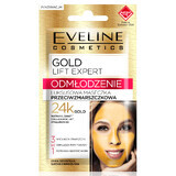 Eveline Cosmetics Gold Lift Expert Rejuvenation, masque anti-rides de luxe à l'or 24k, 7 ml