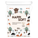 Happi Soft, Baby-Wattepads, quadratisch, 50 Stück