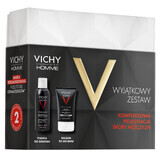 Vichy Homme Sensi shaving set, gentle anti-irritant shaving foam, 200 ml + soothing aftershave balm for sensitive skin, 50 ml