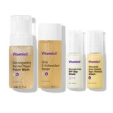 Kit antiacne Vitumisil, schiuma viso 100 ml + tonico 100 ml + crema giorno 50 ml + crema notte 50 ml