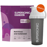 Supersonic Keto Meal, creamy chocolate flavor, 800 g + shaker, 700 ml free