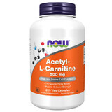 Now Foods Acetyl L-Carnitin, Acetyl-L-Carnitin 500 mg, 200 vegetarische Kapseln