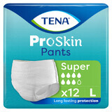 Tena Pants Proskin, slip absorbant, taille L, 100-135 cm, Super, 12 pièces