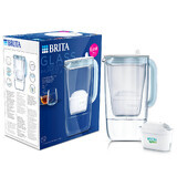 Brita Glas, 2,5 Liter Glasfilterkrug + Maxtra Pro Pure Performance Pure Performance Filter, 1 Stück