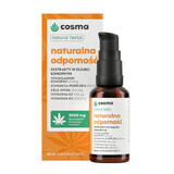 Cosma Cannabis Natuurlijke Kruiden Natuurlijke immuniteitsextracten in hennepolie, druppels, 30 ml