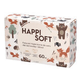 Happi Soft, Wattestäbchen für Babys und Kinder, 60 Stück