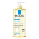 La Roche-Posay Lipikar AP+, cleansing oil, lipid replenishing lipids against skin irritation, 1 l