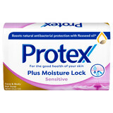 Protex Moisture Lock Sensitive, Stückseife, 90 g