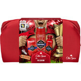 Old Spice Footballer: set of solid deodorant + deodorant spray and Captain shower gel with sandalwood and citrus notes