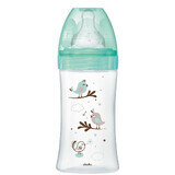 Glasflasche für Anti-Kolik-Einführung, Vögel, 270 ml, 0-6 Monate, Dodie