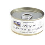 Fish4Cats Katzendosenfutter Feinste Sardinen mit Anchovis 70 g