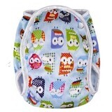 T-Tomi Maillot de bain avec couche, hibou bleu, taille S 5 - 8 kg