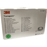 3M Futuro Transpore patch, roll 1.25 cm x 9.1 m transparent polyurethane 24 pcs