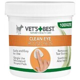 Vet's best Clean Eye Round Pads Tampon de nettoyage pour chiens 100 pcs