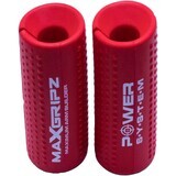 Impugnature Power System per barra di sollevamento pesi MAX GRIPZ RED. XL 2 pz.