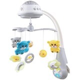 Baby Mix Carousel au-dessus du lit avec projecteur lumineux gris