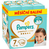 Pampers Premium Care talla 7, 15kg+ 108 unidades