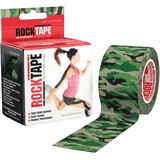 RockTape Design kinesiologisches Band, grün maskiert 5 m