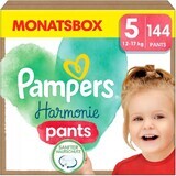 Pampers Harmonie Pants talla 5 - paquete mensual de 144 unidades