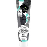 Organic Shop Teeth Whitening Toothpaste Mint and Charcoal 100 g