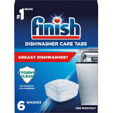 Finish dishwasher cleaning capsules 6 pcs