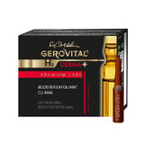 Gerovital H3 Derma+ Premium Care AHA Exfoliating Booster, 4 Fläschchen, Farmec