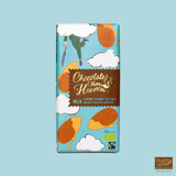 Ciocolata cu lapte, migdale caramelizare si sare Eco, 100 gr, Chocolates From Heaven