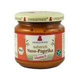 Crema tartinabila Bio vegetala cu ardei si paprika si nuci caju, 180 g, Zwergenwiese