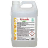 Detergente lavavajillas de aceite de naranja ecológico, 5 Kg, Friendly Organic